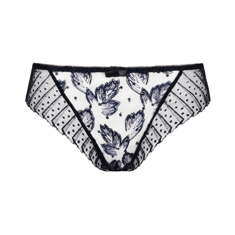 Empreinte - Amour - 03225 - Noir - Culotte slip taille basse