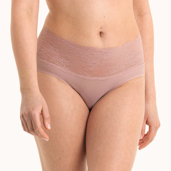 Anita - Culotte taille haute - Essential Lace - 1304 - Bois de rose