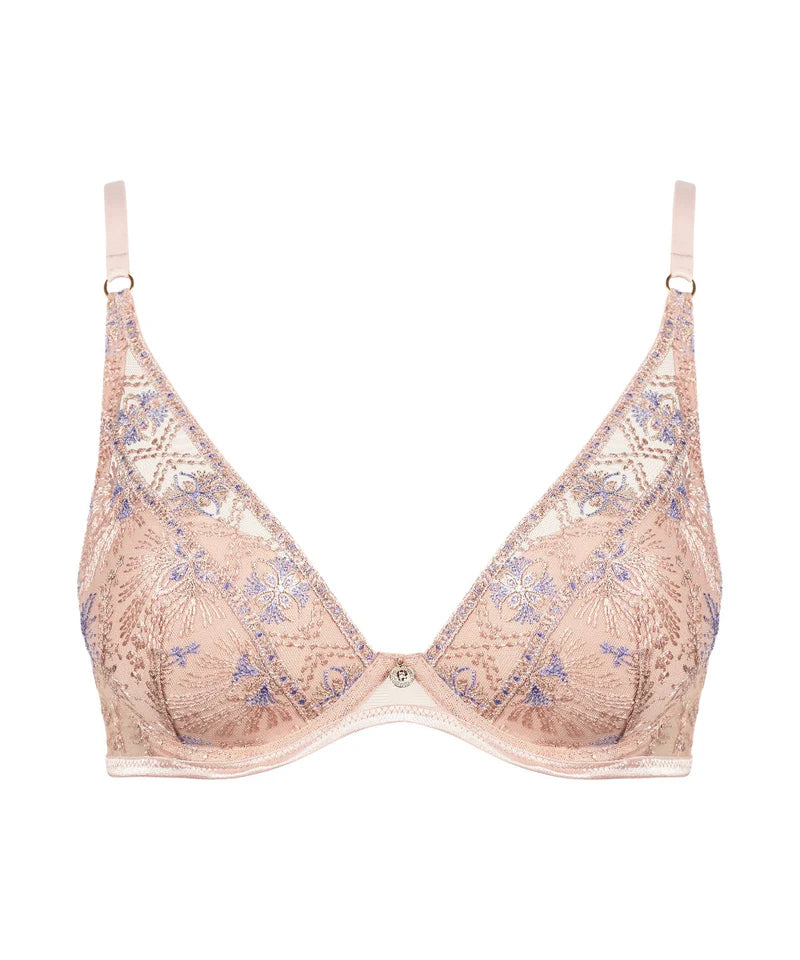 Aubade - Soutien gorge plunge coque push-up  - Sound of Heart - AU4CNA81