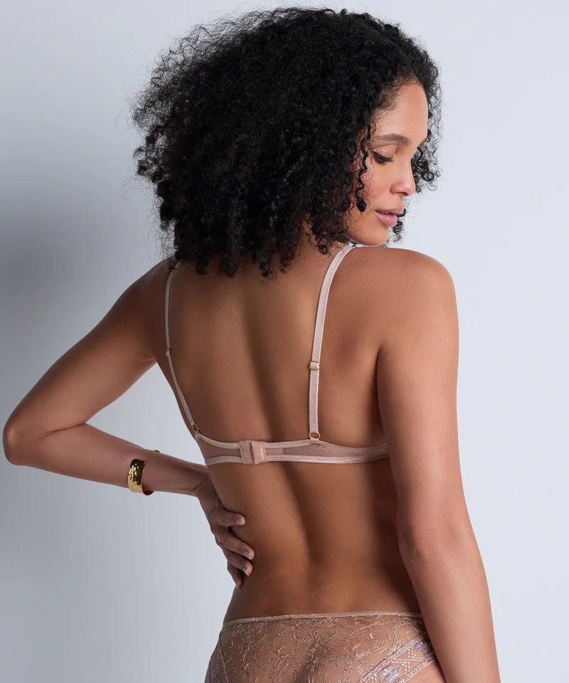 Aubade - Soutien gorge plunge coque push-up  - Sound of Heart - AU4CNA81