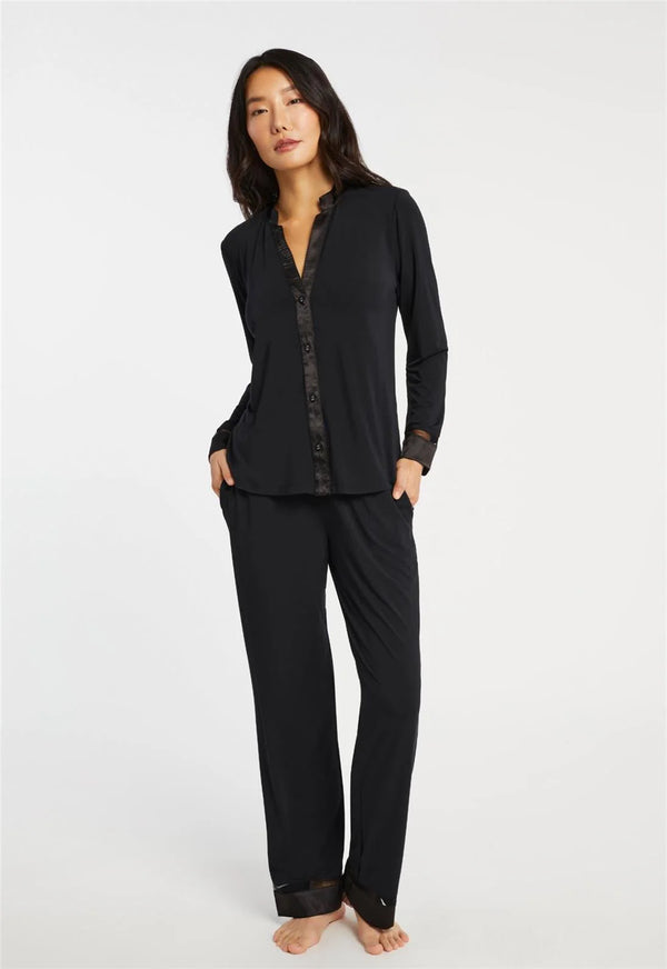 Fleurt - Ensemble pyjama long - Tuxedo -  6140