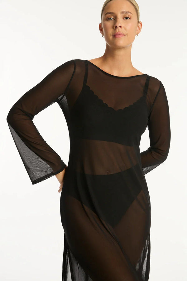 Sea Level - Robe longue en mesh réversible - Day Club - SL 9002