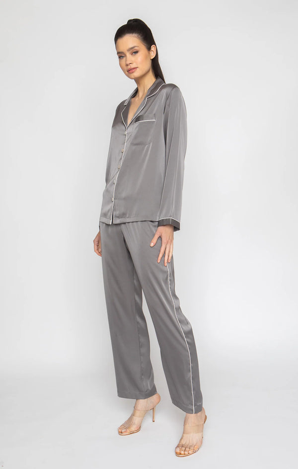 Wrap Up - Ensemble pyjama long - Gris