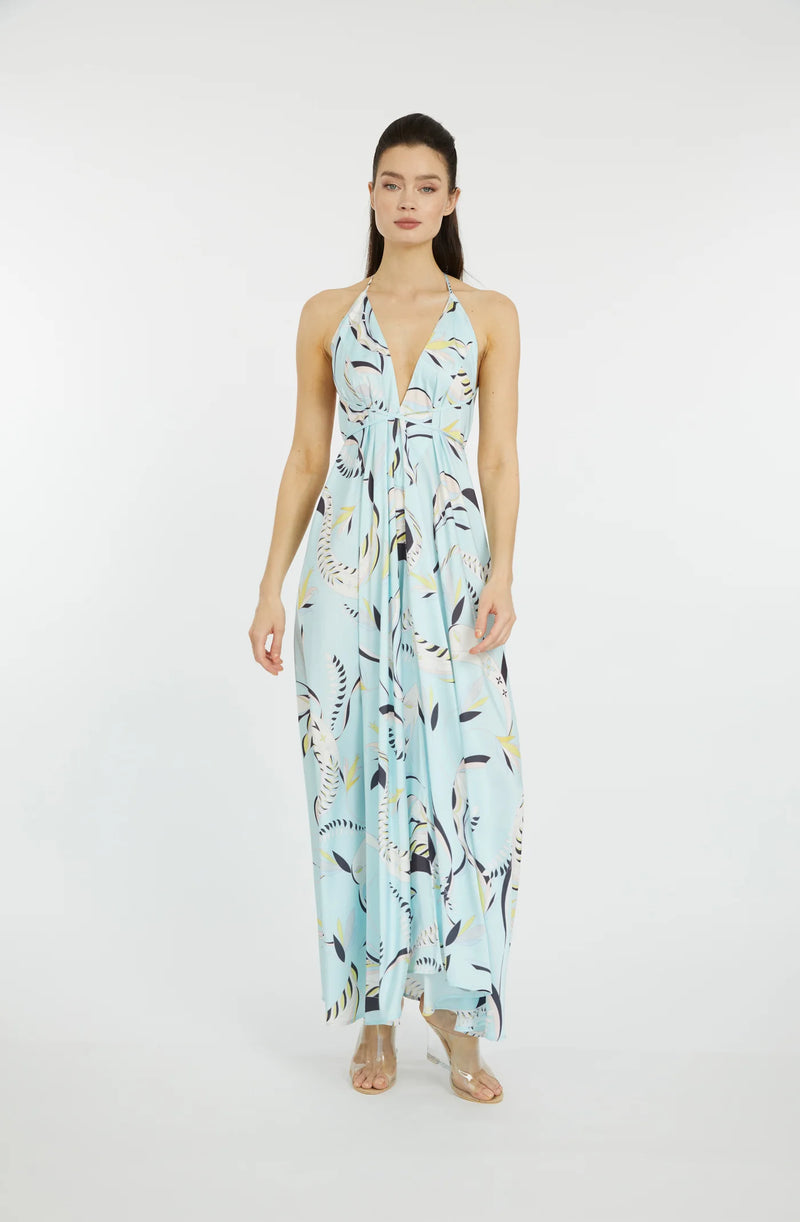 Wrap Up - Robe longue infini - Blue Lagoon