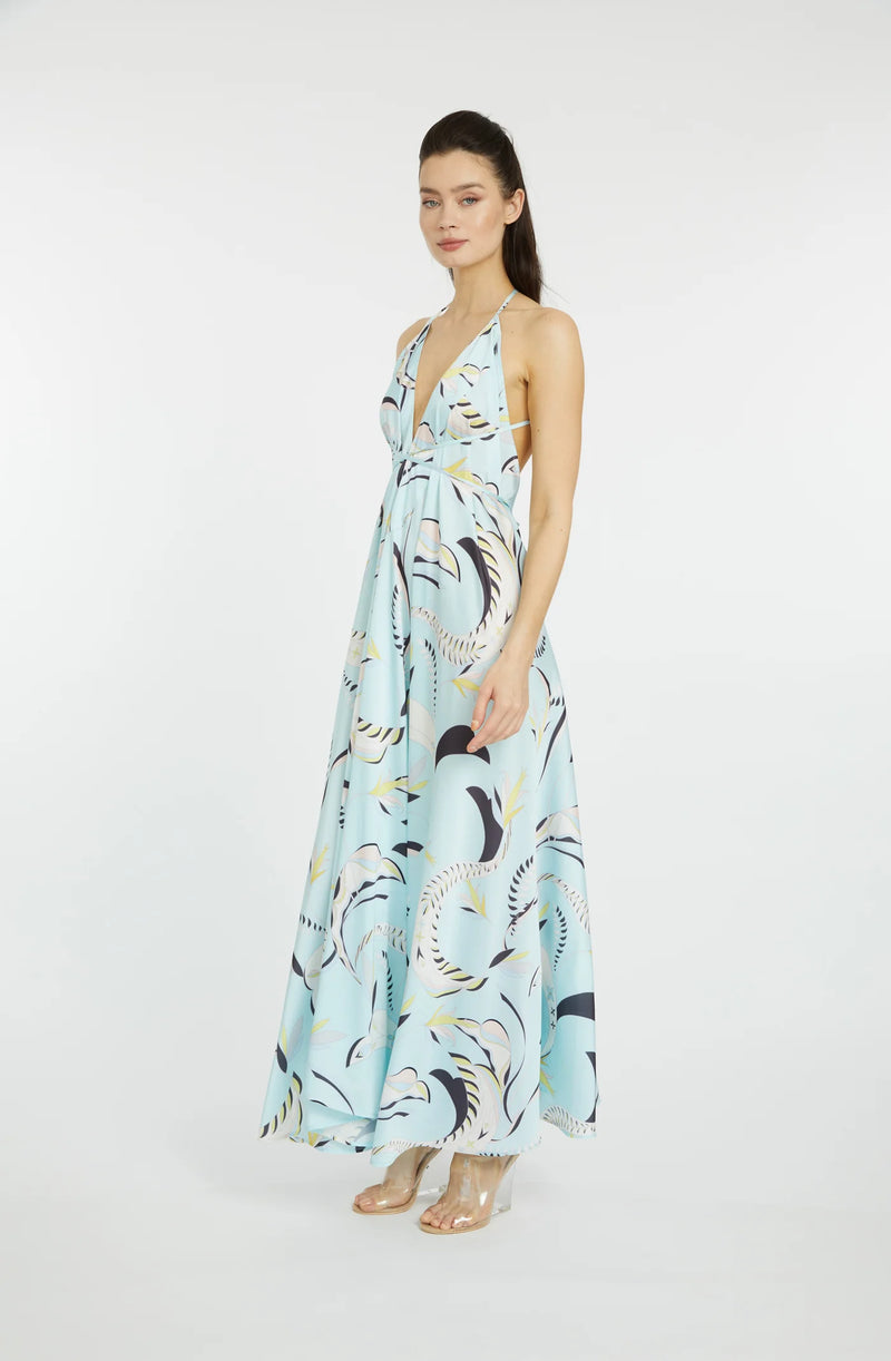 Wrap Up - Robe longue infini - Blue Lagoon