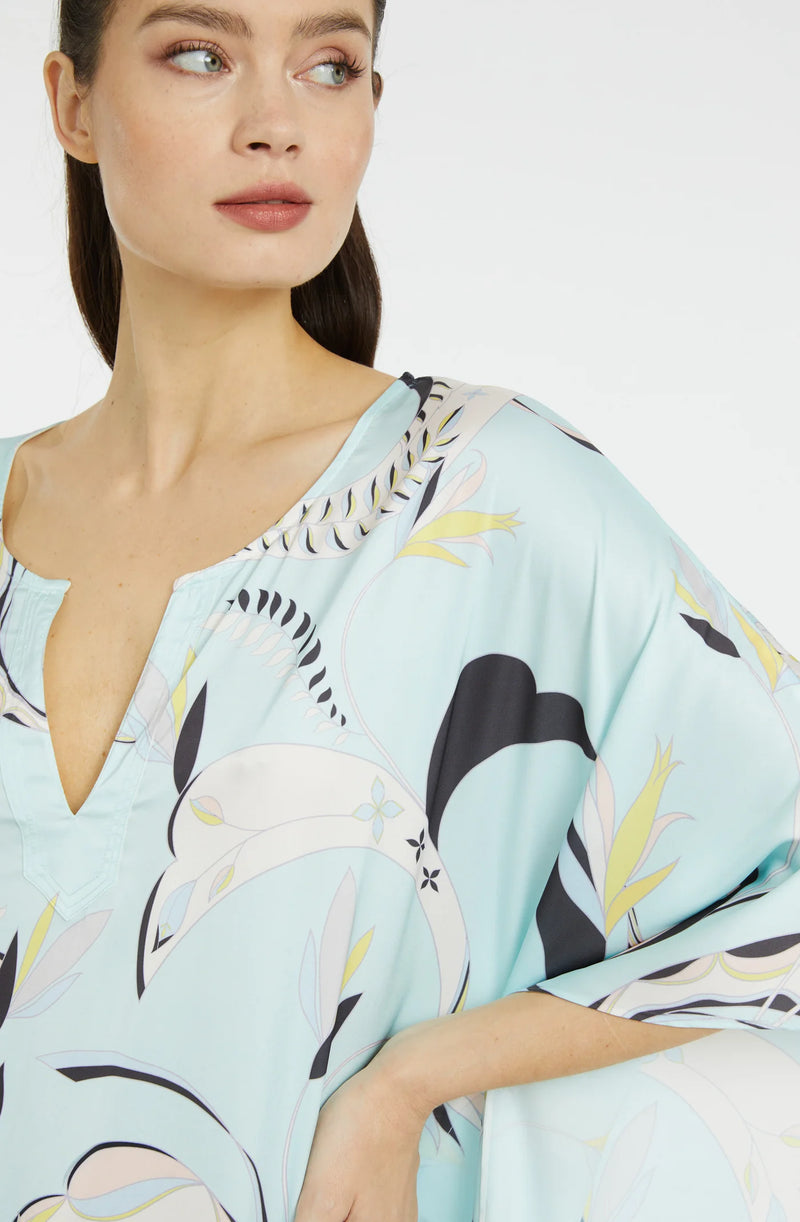 Wrap Up - Caftan long - Blue Lagoon