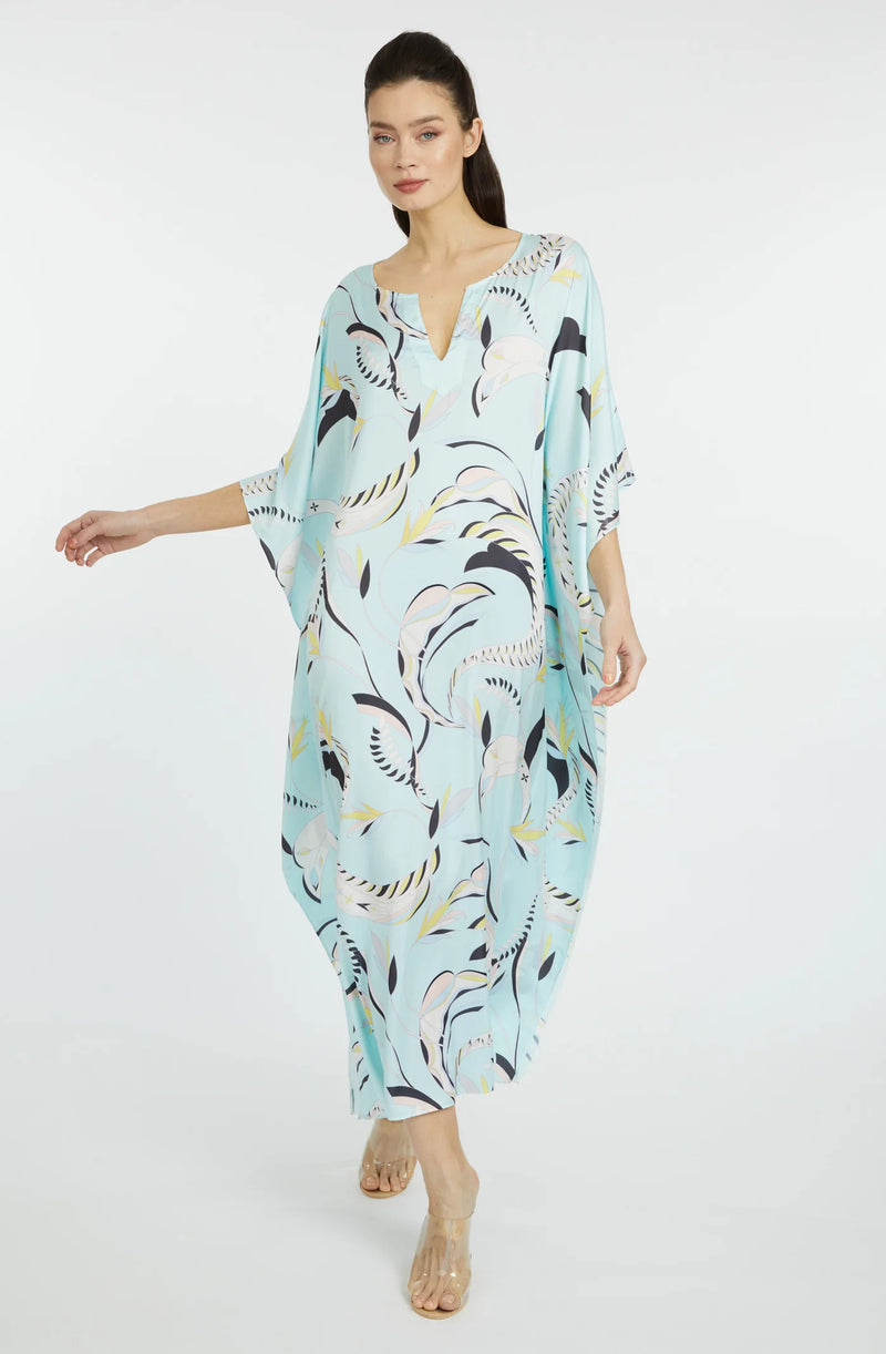 Wrap Up - Caftan long - Blue Lagoon