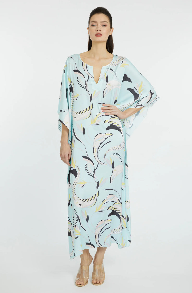 Wrap Up - Caftan long - Blue Lagoon