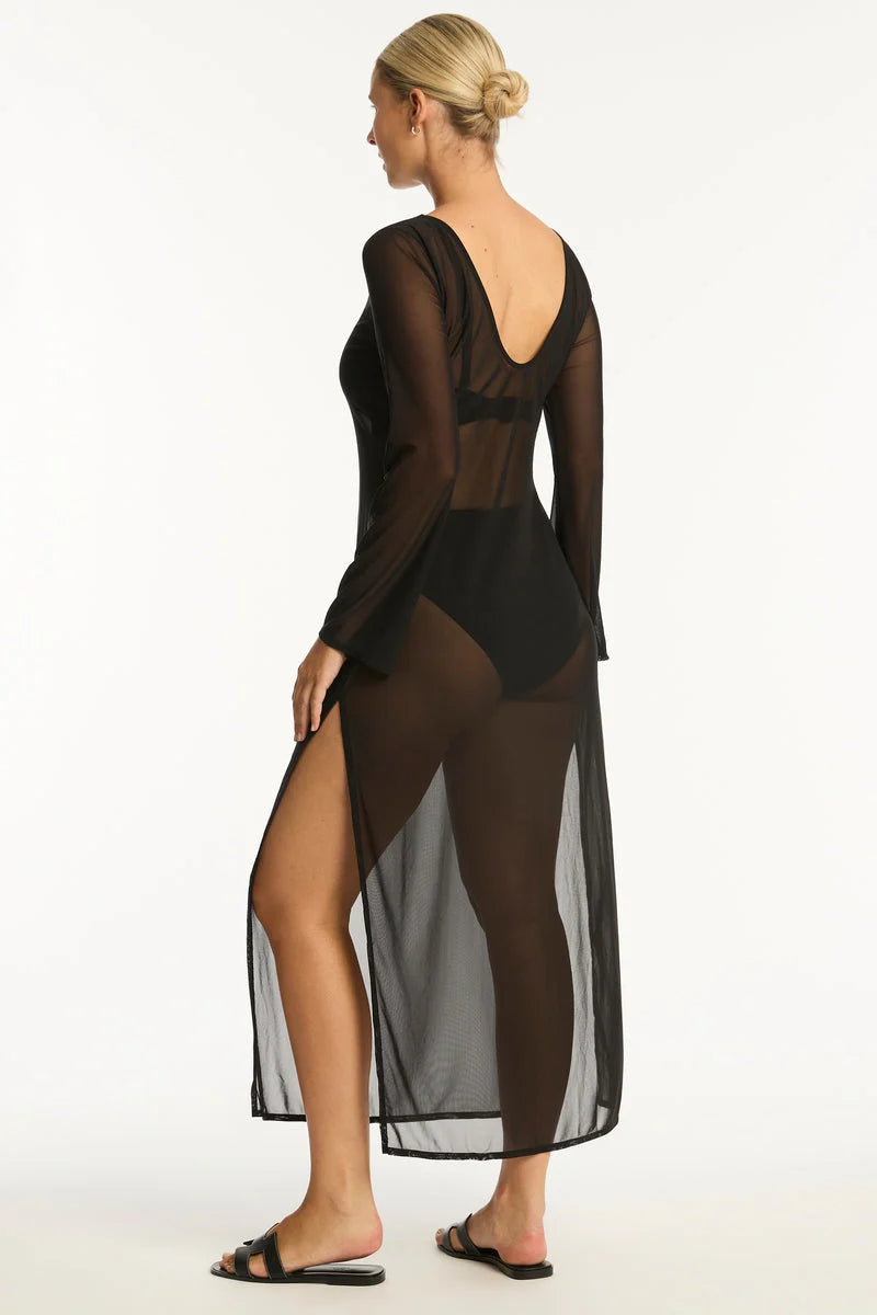 Sea Level - Robe longue en mesh réversible - Day Club - SL 9002