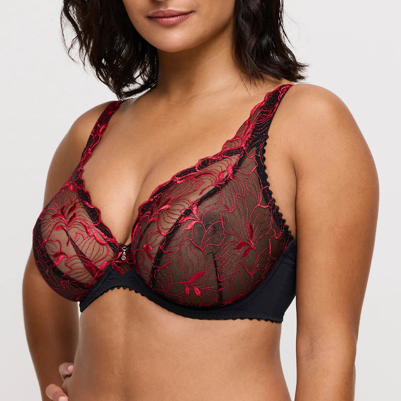 Prima Donna - 0163474 - Springdale - Black Rose - Soutien-gorge décolleté plongeant