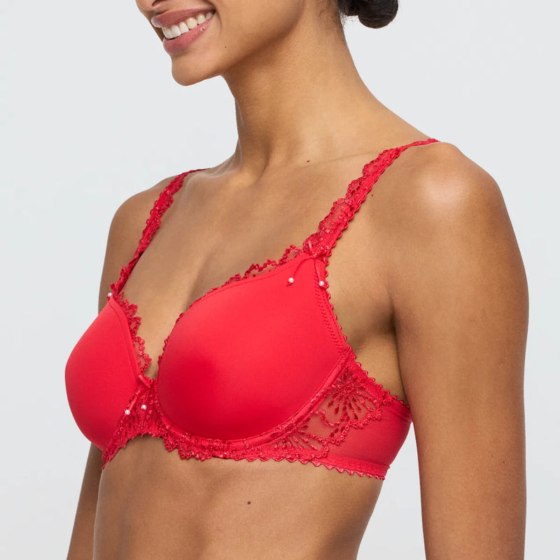 Marie Jo - Jane - 010336 - Rouge - Soutien-gorge rembourré forme coeur