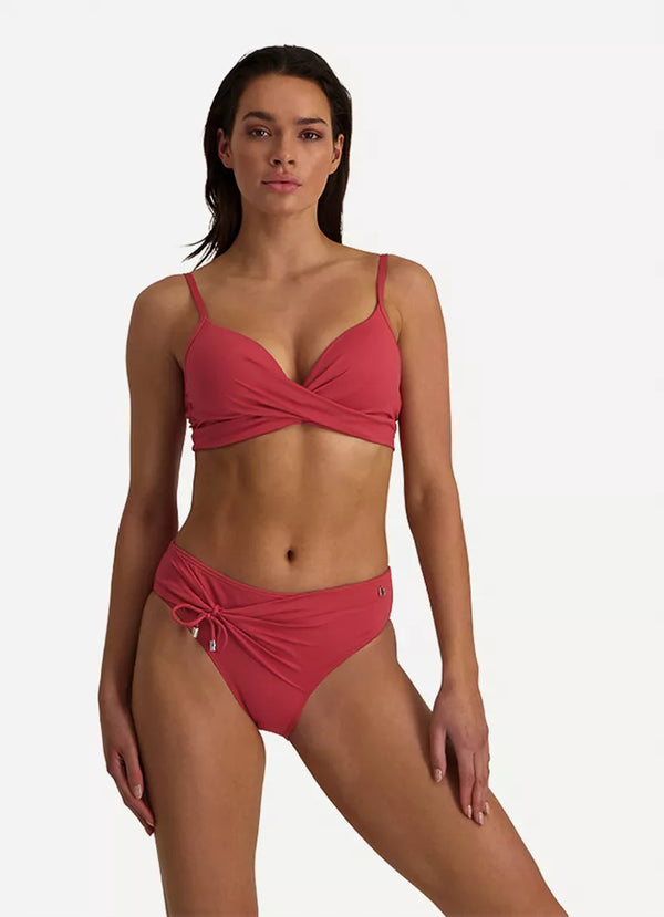 Beachlife - Haut de maillot de bain bikini torsade - Cardinal Red