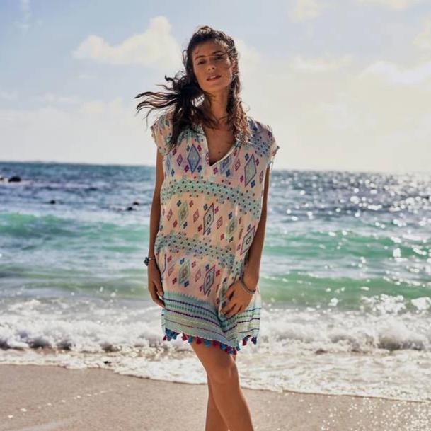 Rosa Faia - MO8657 - Robe de plage courte - Divar