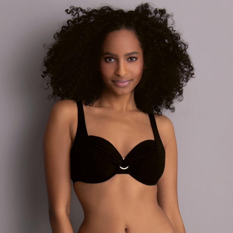 Rosa Faia - Haut de maillot de bain bikini - Hermine - 8411 Noir