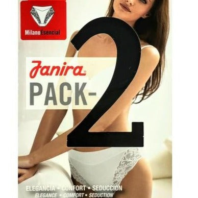 Janira - Culotte taille haute paquet de 2 - Milano Esencial -  31397 -