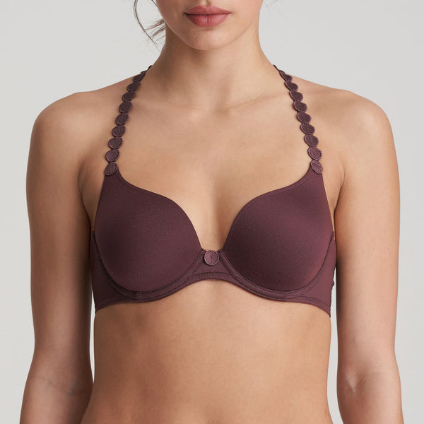 Marie Jo L'Aventure - Soutien-gorge rembourré forme coeur - Tom 0120826 Aubergine